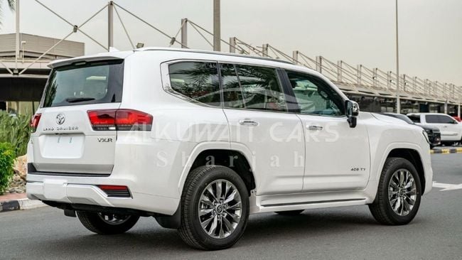 2025 Toyota Land Cruiser LC300 VXR 3.5 Liters 6 Cylinder Petrol Engine White Red SUV