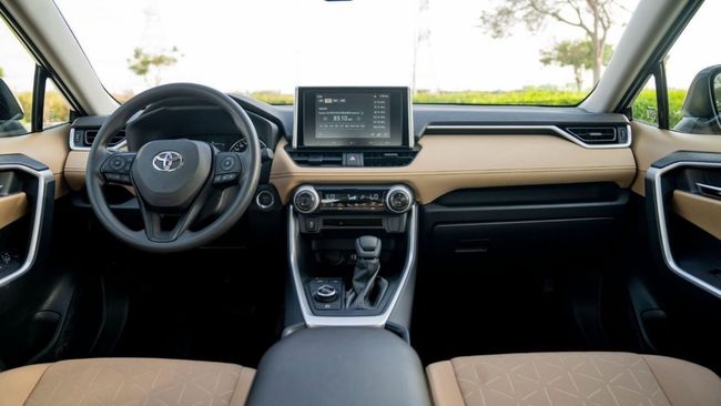2024 Toyota RAV4 2.5 Litres 4 Cylinder Hybrid Engine Black Beige SUV Automatic