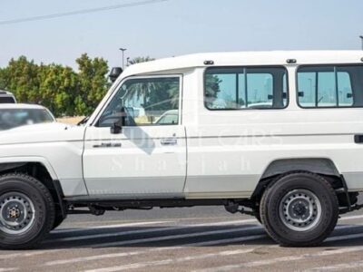 2024 Toyota Land Cruiser 70 Hard Top 3-Door 4.2-liter Diesel Engine White Grey SUV