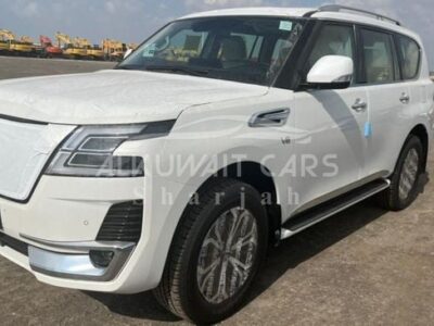 2023 Nissan Patrol Y62 Titanium 5.6 Litres 8 Cylinders Petrol Engine White Beige SUV