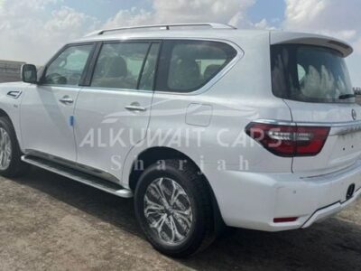 2023 Nissan Patrol Y62 Titanium 5.6 Litres 8 Cylinders Petrol Engine White Beige SUV