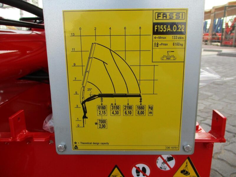 FASSI F155A.0.22 Crane 7ton Capacity 2025