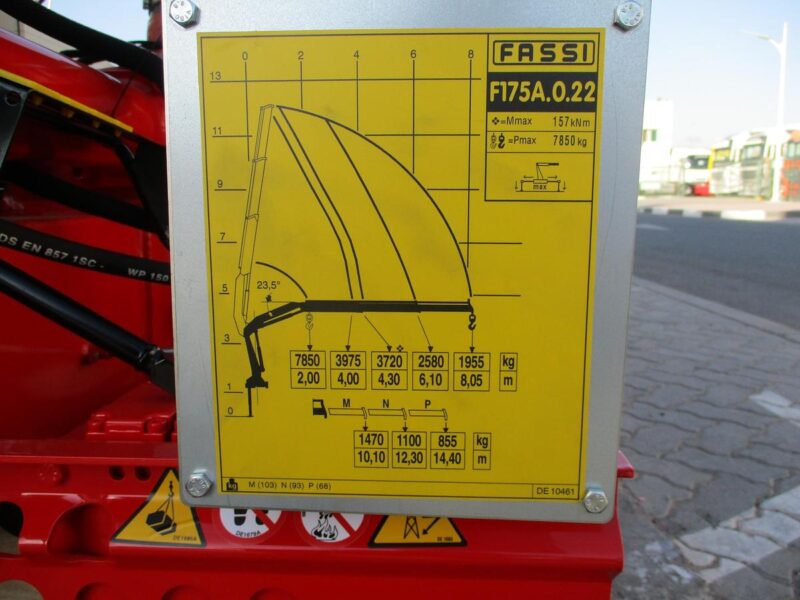 FASSI F175A.0.22 Crane 7.8 ton Capacity 2025