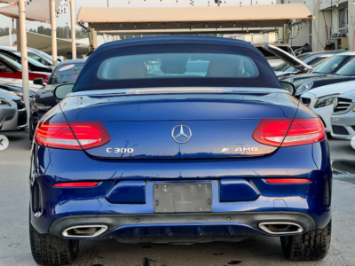 2018 Mercedes-Benz C300 2.0L turbocharged inline-4 Petrol Engine Brown Convertible