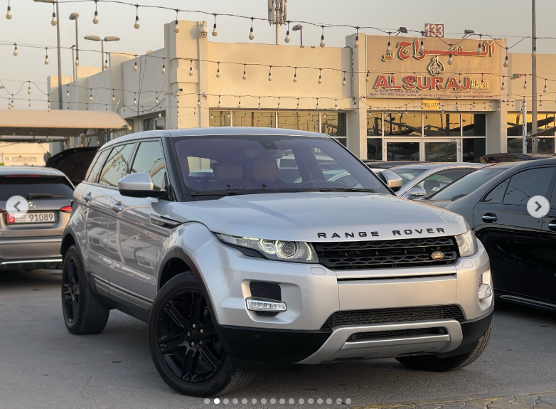 2015 Land Rover Range Rover Evoque 2.0L 4 Cylinders Turbocharged Petrol Silver Black SUV