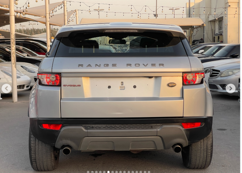 2015 Land Rover Range Rover Evoque 2.0L 4 Cylinders Turbocharged Petrol Silver Black SUV