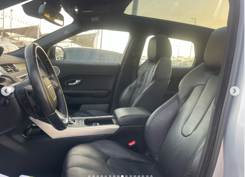 2015 Land Rover Range Rover Evoque 2.0L 4 Cylinders Turbocharged Petrol Silver Black SUV