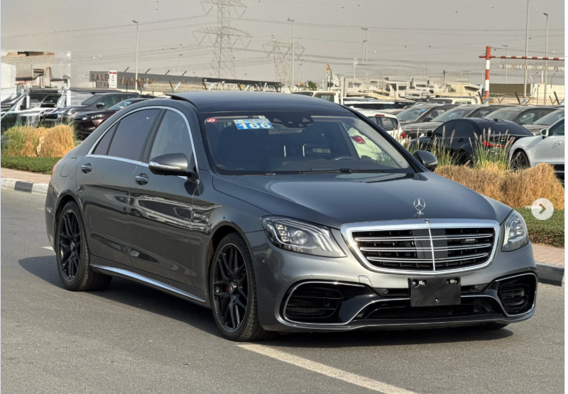 2018 Mercedes-Benz S 63 AMG 4.0 Litres V8 biturbo Petrol Engine Grey Sedan Automatic