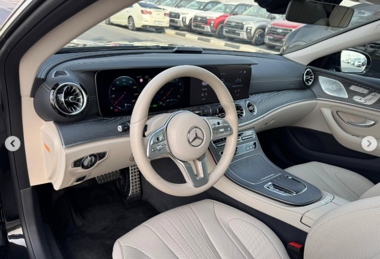 2021 Mercedes-Benz CLS 450 4MATIC 3.0 Liters Inline-6 Turbo Petrol Engine Black Beige Sedan