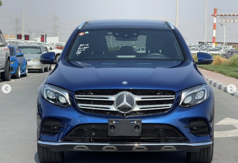 2017 Mercedes-Benz GLC 350e 4MATIC 2.0 Liters 4-cylinder inline Petrol Engine Blue Black SUV
