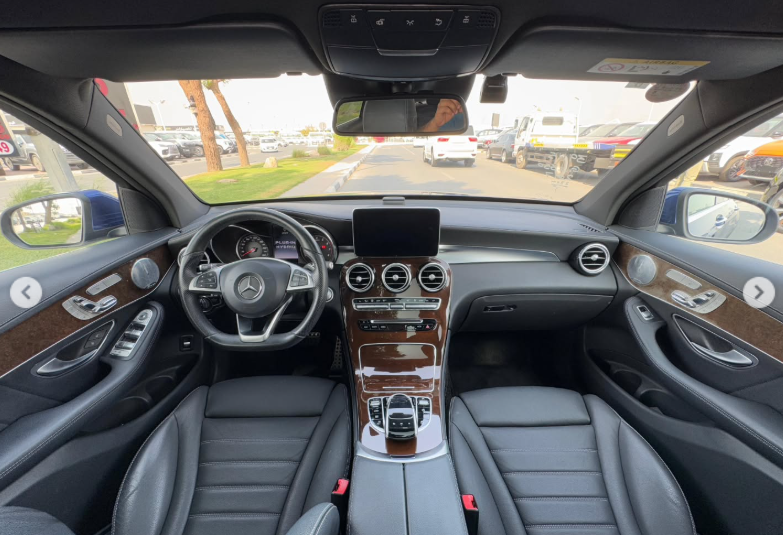 2017 Mercedes-Benz GLC 350e 4MATIC 2.0 Liters 4-cylinder inline Petrol Engine Blue Black SUV