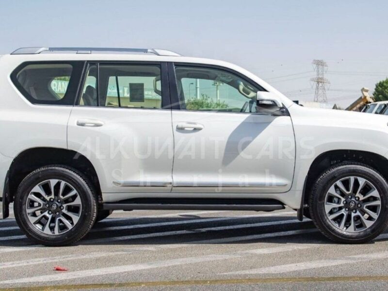 2023 Toyota Prado VX 4.0 Liters 6 Cylinders Petrol Engine White Beige SUV Automatic