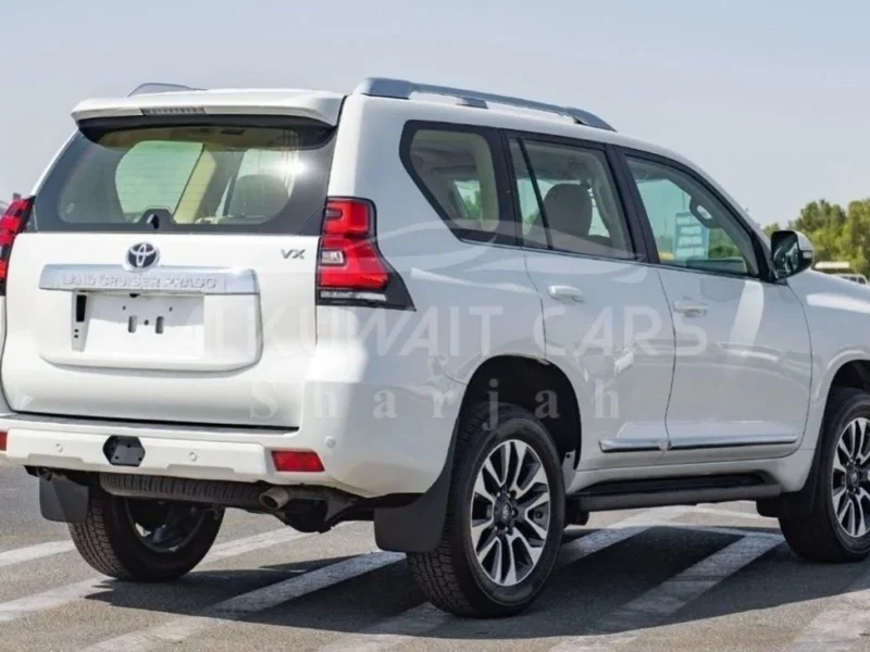 2023 Toyota Prado VX 4.0 Liters 6 Cylinders Petrol Engine White Beige SUV Automatic