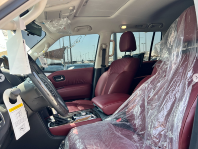 2022 Nissan Patrol Platinum 5.6 Litres V8 Petrol Engine Gold Red Automatic SUV GCC Specs 4WD