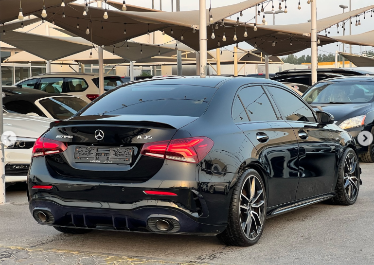 2020 Mercedes-Benz AMG A 35 4MATIC 2.0L Inline-4 Turbocharged Petrol Engine Black Red Sedan GCC
