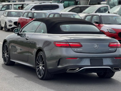2018 Mercedes-Benz E400 3.0 Litres V6 Biturbo V6 Twin Turbo Petrol Engine Grey Red Convertible