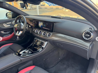 2020 Mercedes-Benz E53 AMG 3.0-liter turbocharged inline-6 Petrol Engine Black Red Sedan