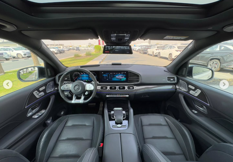 2021 Mercedes-Benz GLE 53 AMG 3.0L Inline-6 Turbocharged with EQ Boost White Black SUV
