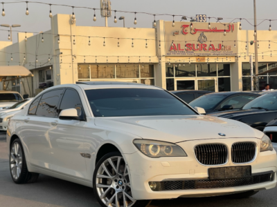 2012 BMW 750Li 4.4 Litres Twin-Turbo V8 Petrol Engine White Brown Luxury Sedan RWD GCC