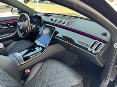 2021 Mercedes-Benz S 500 LWB 3.0L Inline-6 Turbocharged with EQ Boost Black Luxury Sedan