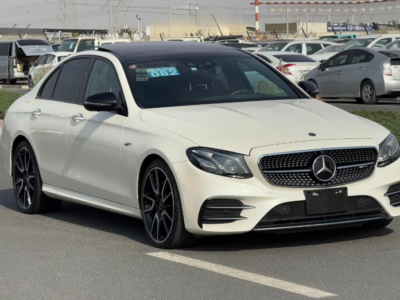 2019 Mercedes-Benz E53 AMG 3.0-liter turbocharged inline-six Petrol Engine White Black Sedan