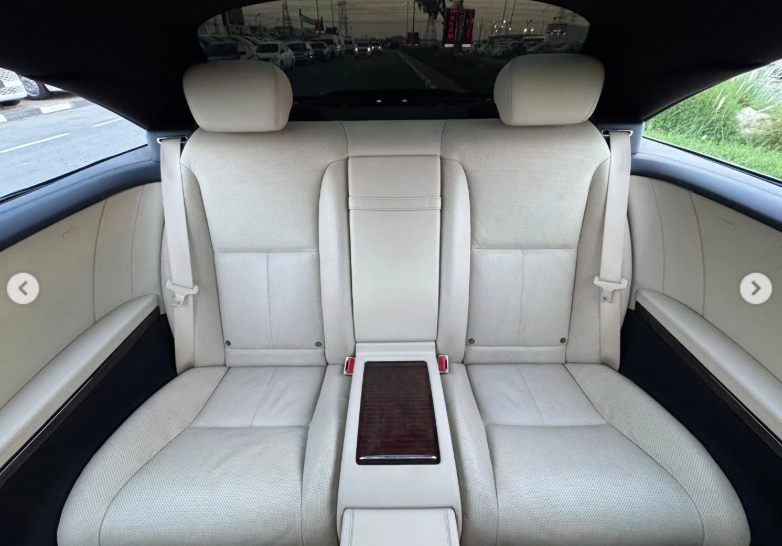 2012 Mercedes-Benz CL 550 4MATIC 4.6-liter bi-turbo V8 Petrol Engine White Beige Coupe