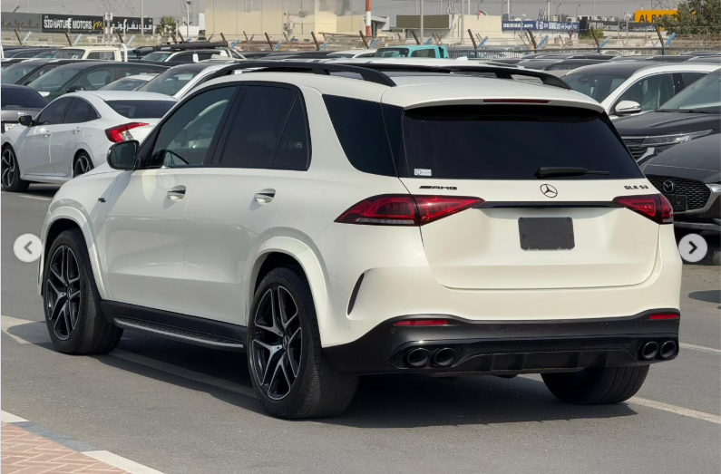 2021 Mercedes-Benz GLE 53 AMG 3.0L Inline-6 Turbocharged with EQ Boost White Black SUV