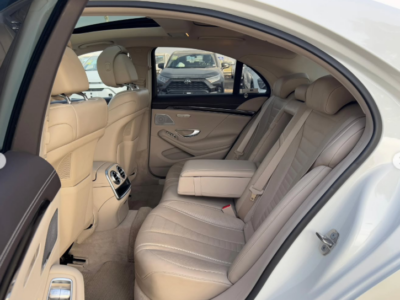 2020 Mercedes-Benz S 450 3.0 Litres Inline-6 with EQ Boost Engine White Beige Sedan Automatic
