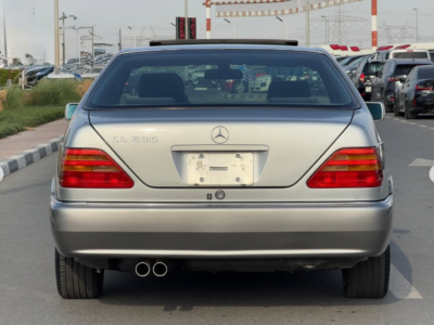 1994 Mercedes-Benz CL 600 6.0-liter 12-cylinder Petrol Engine Silver Black Luxury Coupe RWD
