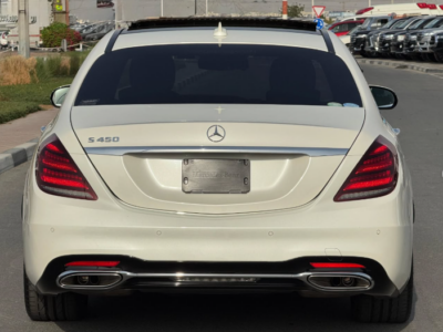 2018 Mercedes-Benz S 450 3.0 Liters V6 Twin Turbo Petrol Engine White Black Sedan RWD Automatic