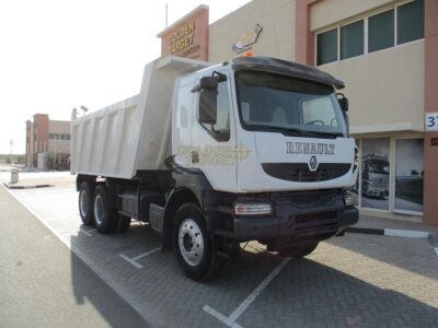 2012 Renault Kerax 380 6x4 Tipper Truck 6 Cylinders Diesel Engine Manual LHD White