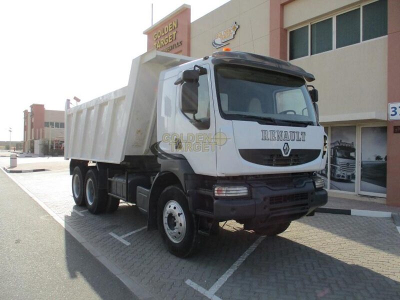 2012 Renault Kerax 380 6x4 Tipper Truck 6 Cylinders Diesel Engine Manual LHD White