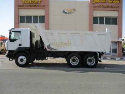 2012 Renault Kerax 380 6x4 Tipper Truck 6 Cylinders Diesel Engine Manual LHD White