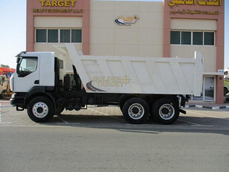 2012 Renault Kerax 380 6x4 Tipper Truck 6 Cylinders Diesel Engine Manual LHD White