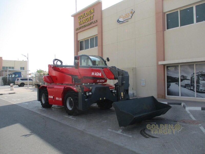 2021 MAGNI RTH5.18 -D/C Rotating Telescopic Handler 4 Cylinder Deutz Diesel Engine Red