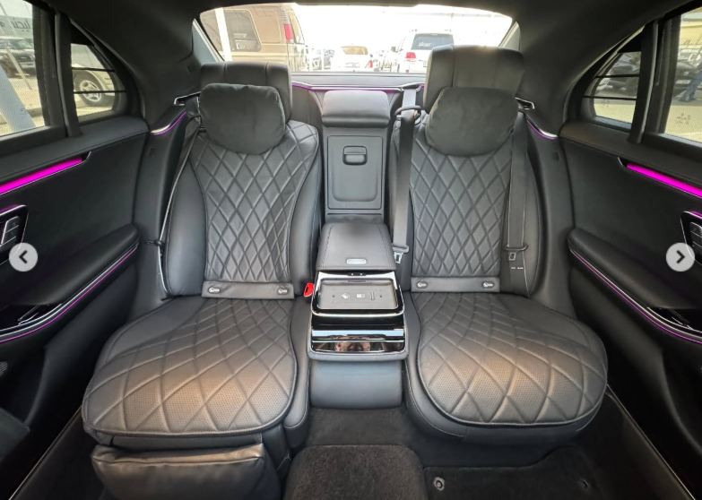 2021 Mercedes-Benz S 500 LWB 3.0L Inline-6 Turbocharged with EQ Boost Black Luxury Sedan