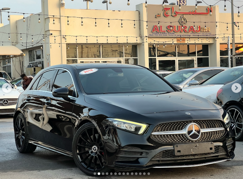 2018 Mercedes-Benz A250 2.0 Litres Turbocharged I4 Petrol Engine Black Hatchback FWD GCC