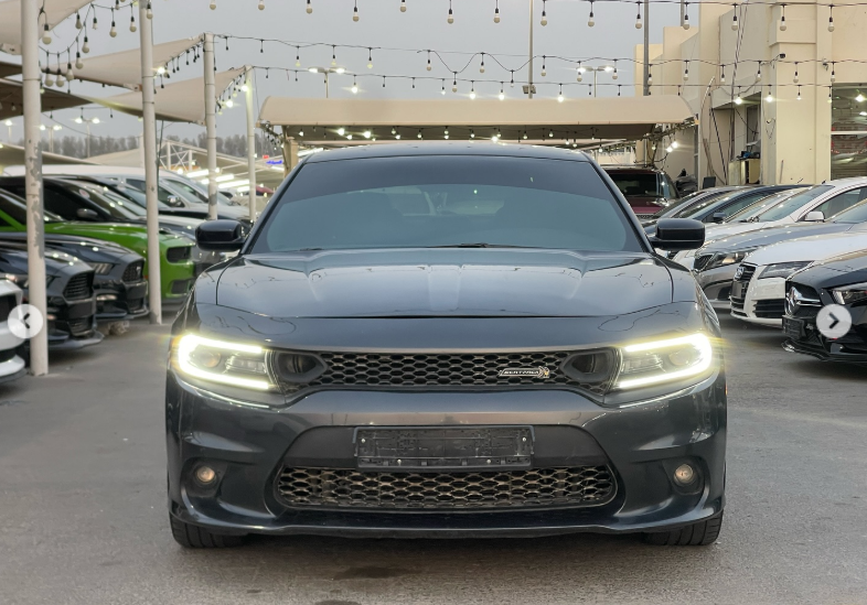 2019 Dodge Charger Scat Pack 3.6 Liters V6 Cylinders Petrol Engine Black Green Sedan RWD
