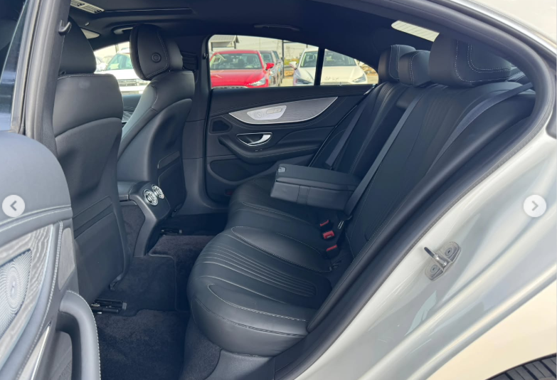 2018 Mercedes-Benz CLS 450 4MATIC 3.0 Liter 6 Cylinders Turbocharged Engine White Black Sedan