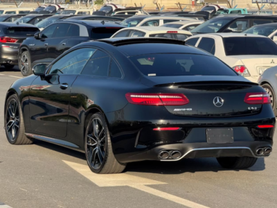 2020 Mercedes-Benz E53 AMG 3.0-liter turbocharged inline-6 Petrol Engine Black Red Sedan