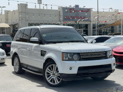 2012 Land Rover Range Rover Sport HSE 5.0L 8 Cylinder Engine White Grey SUV