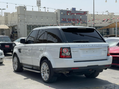 2012 Land Rover Range Rover Sport HSE 5.0L 8 Cylinder Engine White Grey SUV