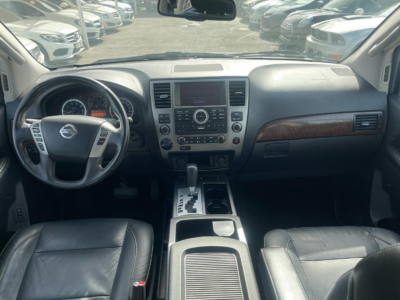 2014 Nissan Armada LE 5.6 Liters V8 Petrol Engine Grey Black SUV