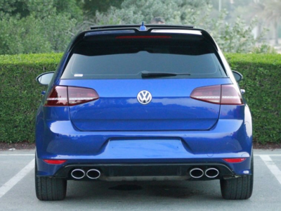 2016 Volkswagen Golf R 2.0-liter turbocharged 4 Cylinder Petrol Engine Blue Black Hatchback
