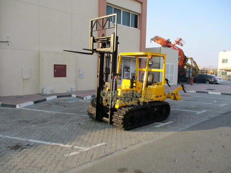 2006 MOROOKA MK35 Crawler Forklift 4 Cylinder Diesel Engine Yellow