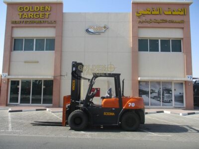 2025 NEW SOCMA HNF-70 Forklift ISUZU 6BG1 6 Cylinder Diesel Engine Orange