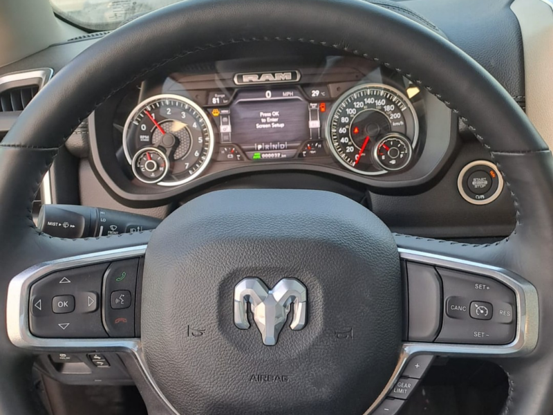 2022 Dodge Ram F1500 5.7 Litres V8 Petrol Engine Automatic Silver Black Pickup