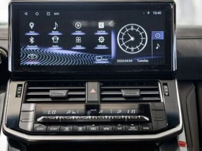 2023 Toyota Land Cruiser 3.5L VX 3.5-liter twin-turbo V6 Engine Silver Red SUV
