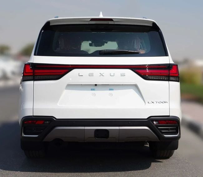 2026 Lexus LX 700h 3.5-liter Twin-turbocharged V6 Hybrid Engine White Tan SUV