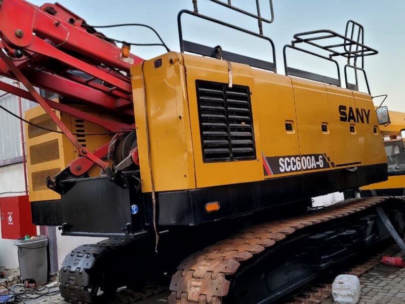 2020 SANY SCC600A-6 60-ton Lattice Boom Crawler Crane Weichai WP6 Isuzu 4HK1